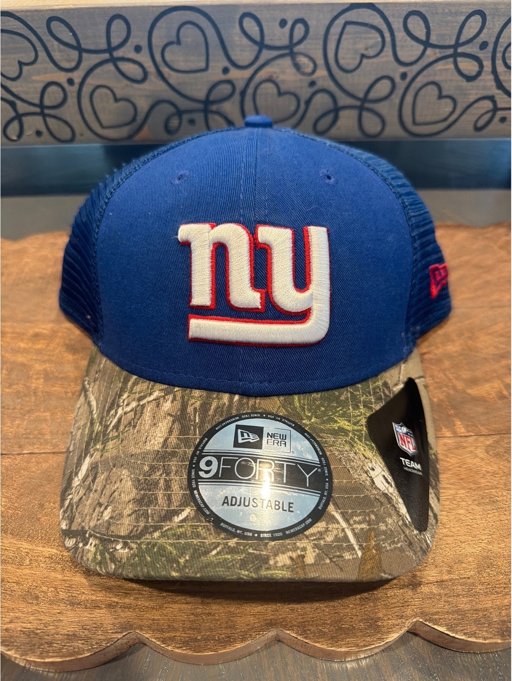 New York Giants 9FORTY Adjustable Camouflage Baseball Cap